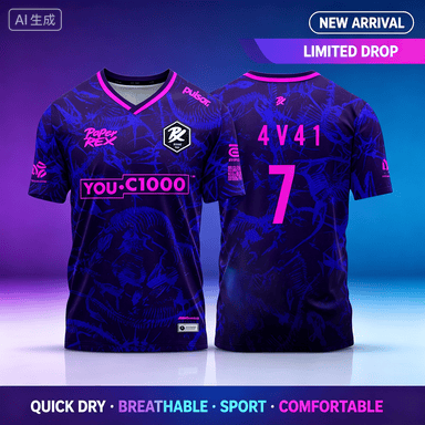 Esports Gaming Jersey - 26_27 Paper Rex Valorant T-shirts Men