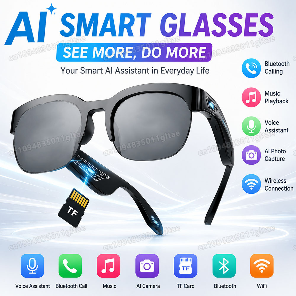Esports Gaming Pk - New AI Real-TimeTranslation Conversation Smart Glasses