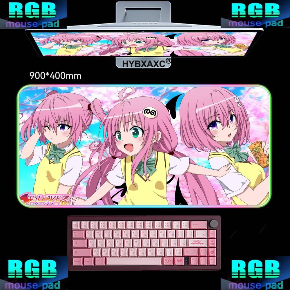 Mouse Pad Extended Rgb - Rubber Mouse Pad To Love-Ru HD