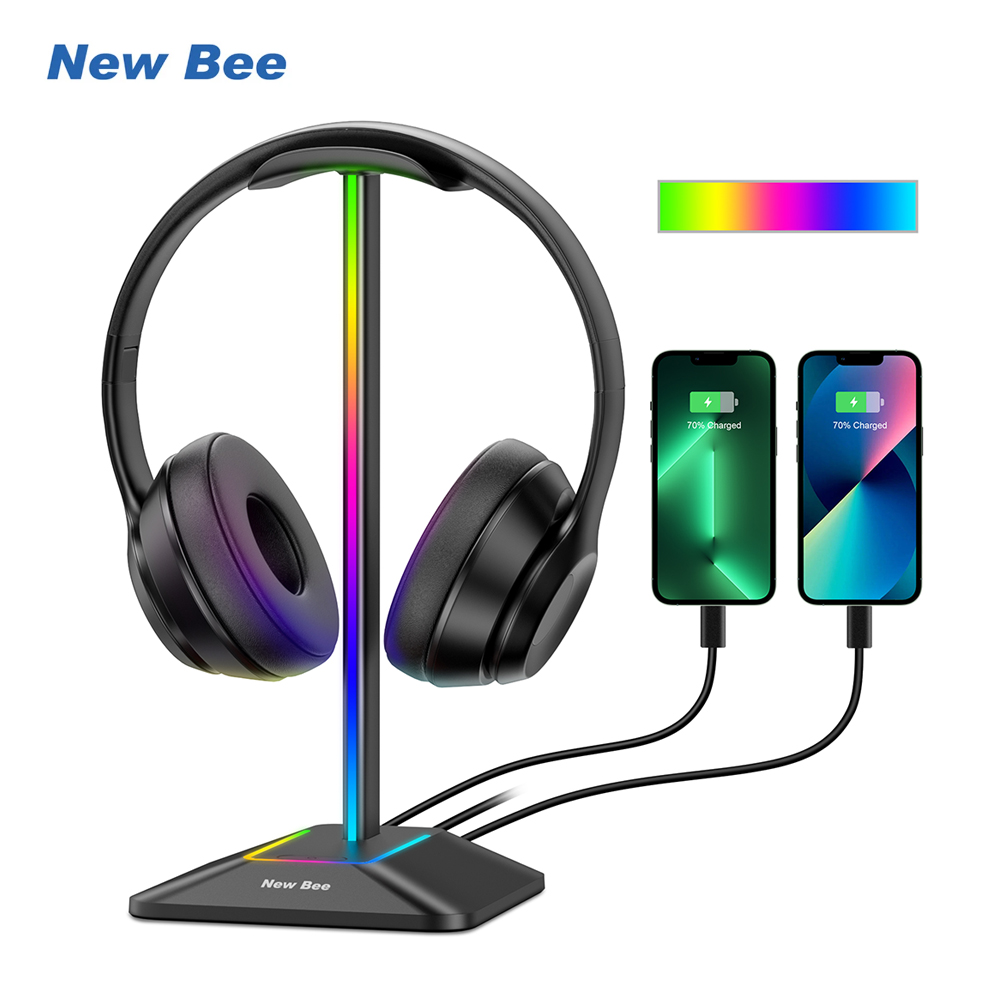 New Bee Z8 RGB Headphones Stan - Esports Gaming Desk ulasan dan harga