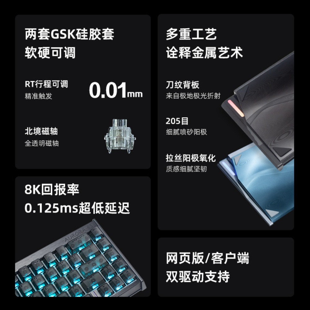IPI AURORA Wired Magnetic Keyb - Esports Gaming Zone ulasan dan harga