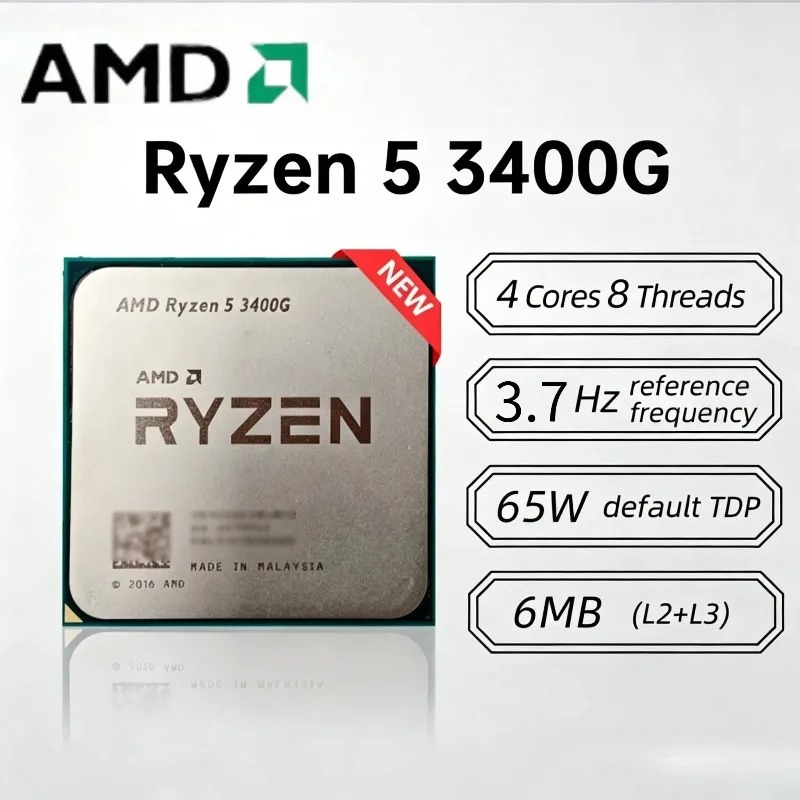 AMD Ryzen 5 3400G 4 Core 8 Thr - Amd Cpu Ryzen 5 ulasan dan harga