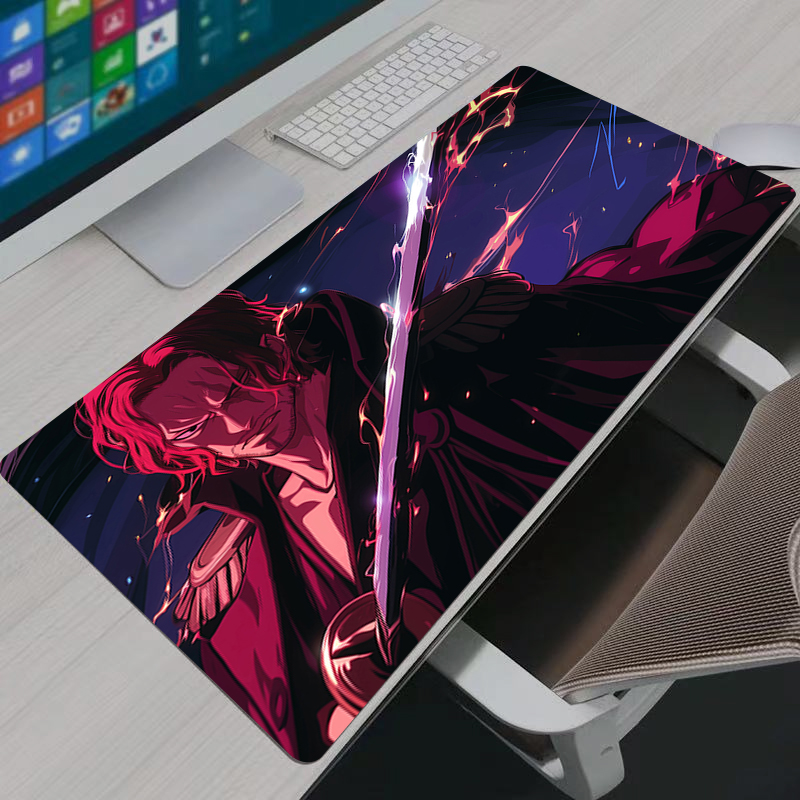 One Piece Shanks Mouse Pad Lar - Esports Gaming Desk ulasan dan harga