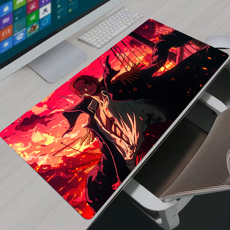 One Piece Shanks Mouse Pad Lar - Esports Gaming Desk ulasan dan harga