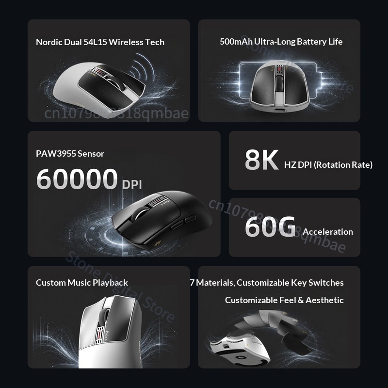IPI HAZEX Wireless Three Mode  - Esports Gaming Design ulasan dan harga