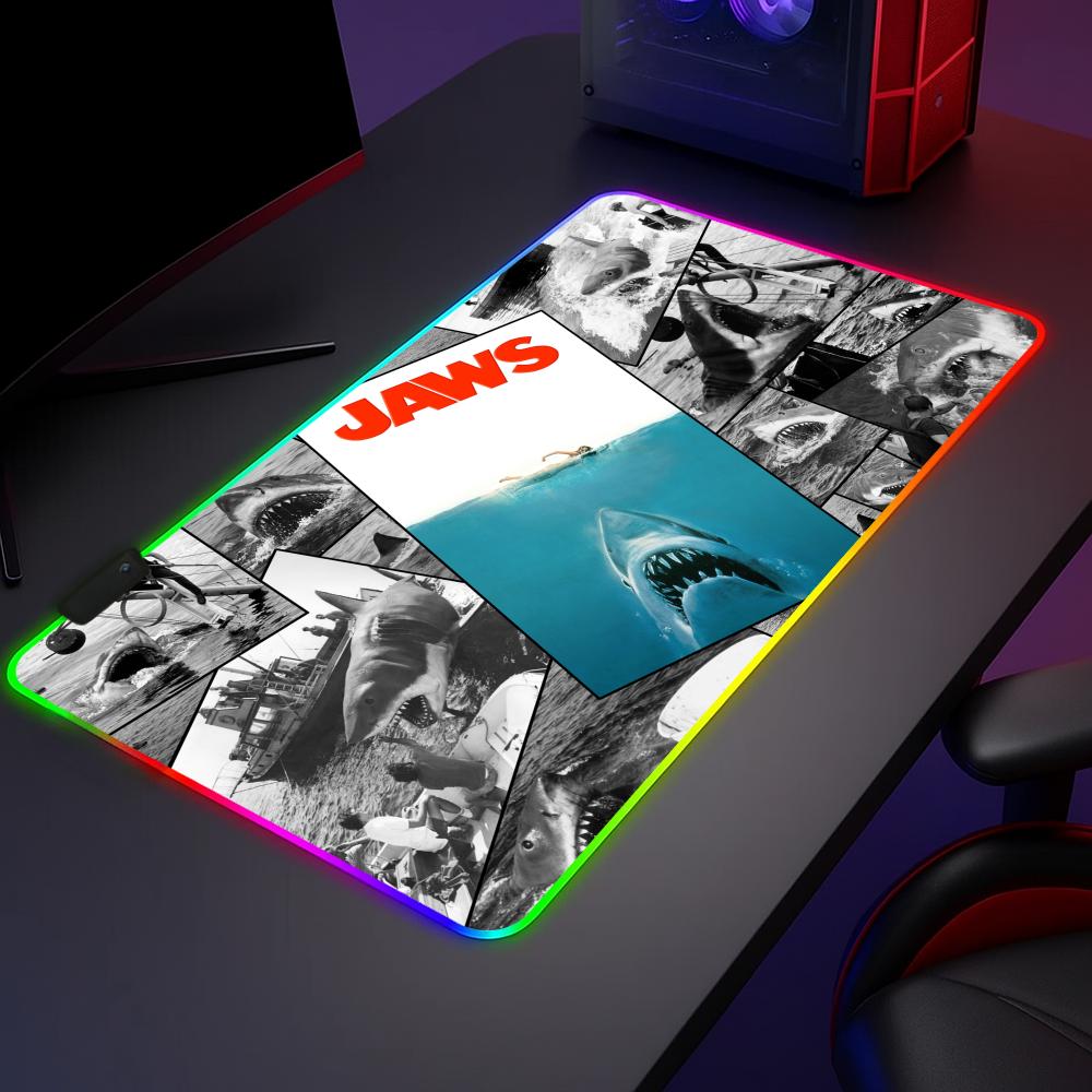 Jaws Movie Ocean S Mouse Pad R - Mouse Pad Extended Rgb ulasan dan harga