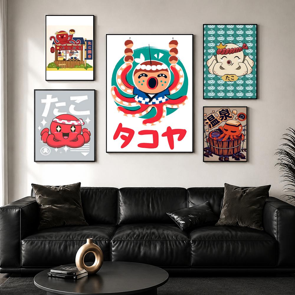 Cute Takoyaki Poster Wall Post - Esports And Gaming Lounge ulasan dan harga