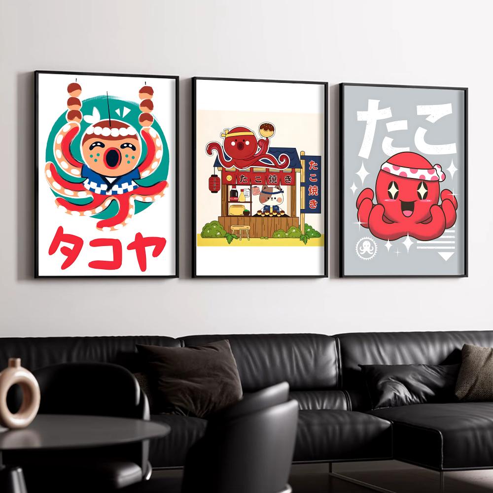 Cute Takoyaki Poster Wall Post - Esports And Gaming Lounge ulasan dan harga