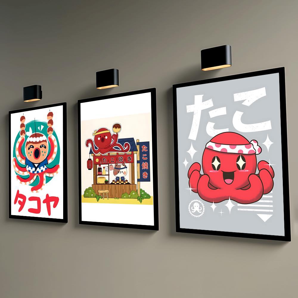 Cute Takoyaki Poster Wall Post - Esports And Gaming Lounge ulasan dan harga
