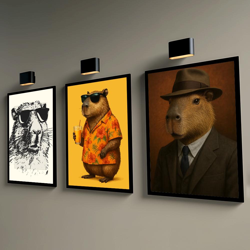 Sunglasses Capybara Print Wall - Esports And Gaming Lounge ulasan dan harga