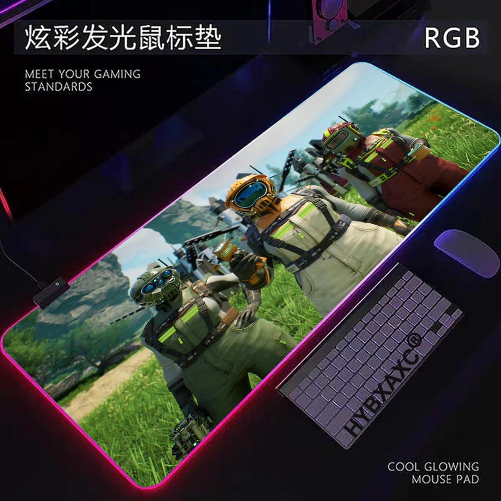 RGB LED HD Satisfactory Mouse  - Mouse Pad Extended Rgb ulasan dan harga