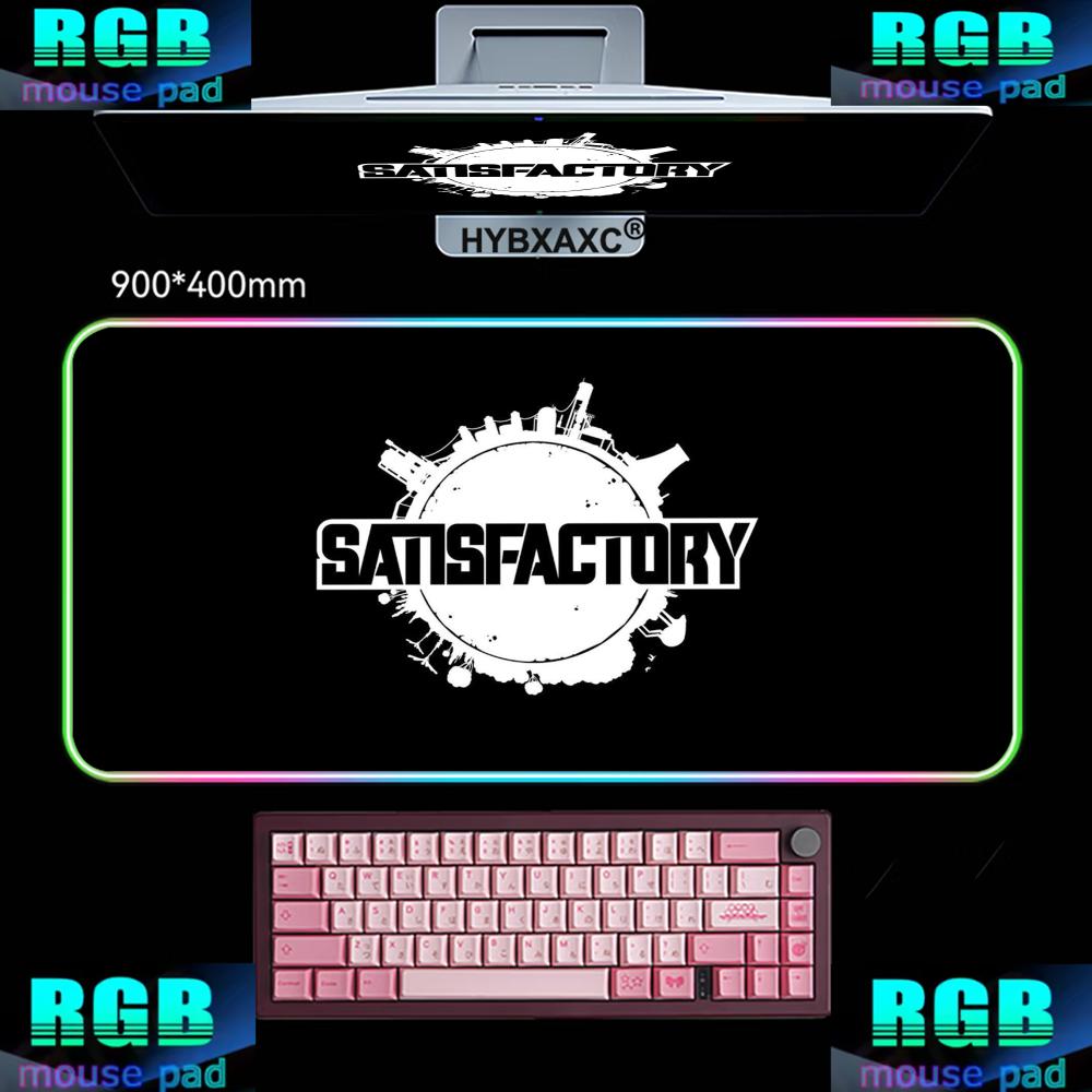 RGB LED HD Satisfactory Mouse  - Mouse Pad Extended Rgb ulasan dan harga
