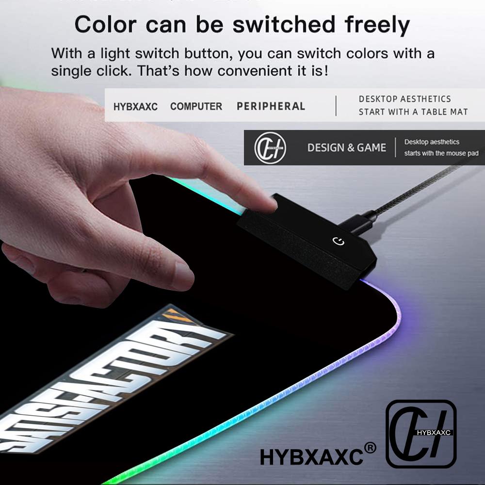 RGB LED HD Satisfactory Mouse  - Mouse Pad Extended Rgb ulasan dan harga