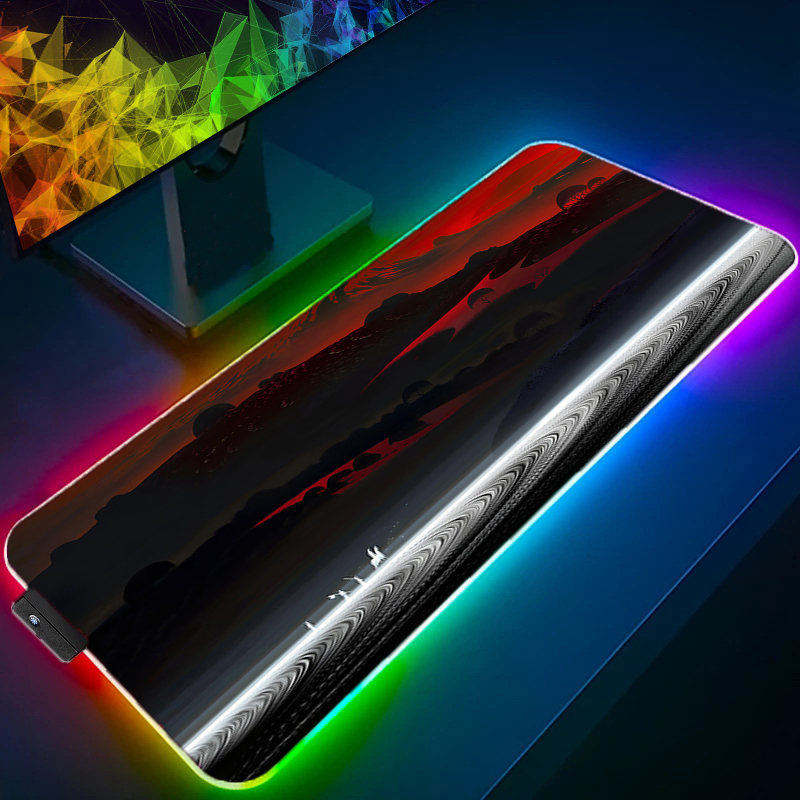RGB LED Mouse Pad Multi Size G - Mouse Pad Extended Rgb ulasan dan harga