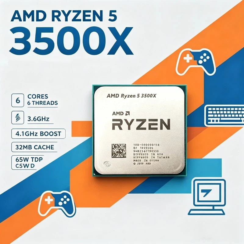 AMD Ryzen 5 3500X AM4 Desktop  - Amd Cpu Ryzen 5 ulasan dan harga
