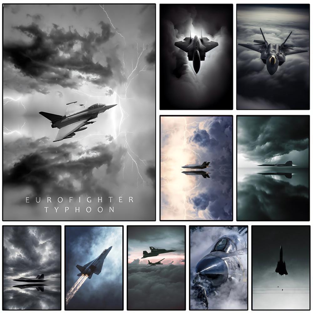 Cool Fighter Jet Poster Wall P - Esports And Gaming Lounge ulasan dan harga