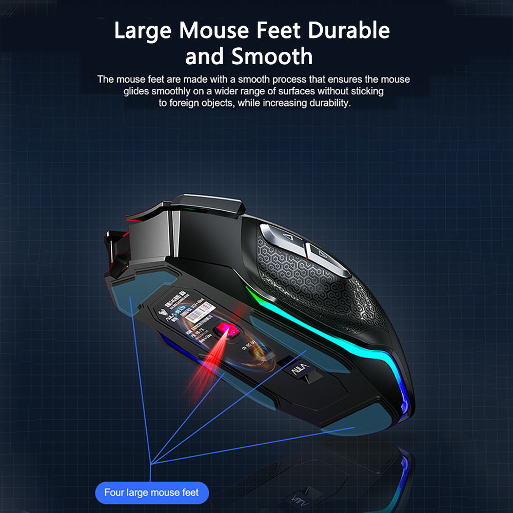 AULA SC550 Gaming Mouse 2.4G W - Esports Gaming Design ulasan dan harga