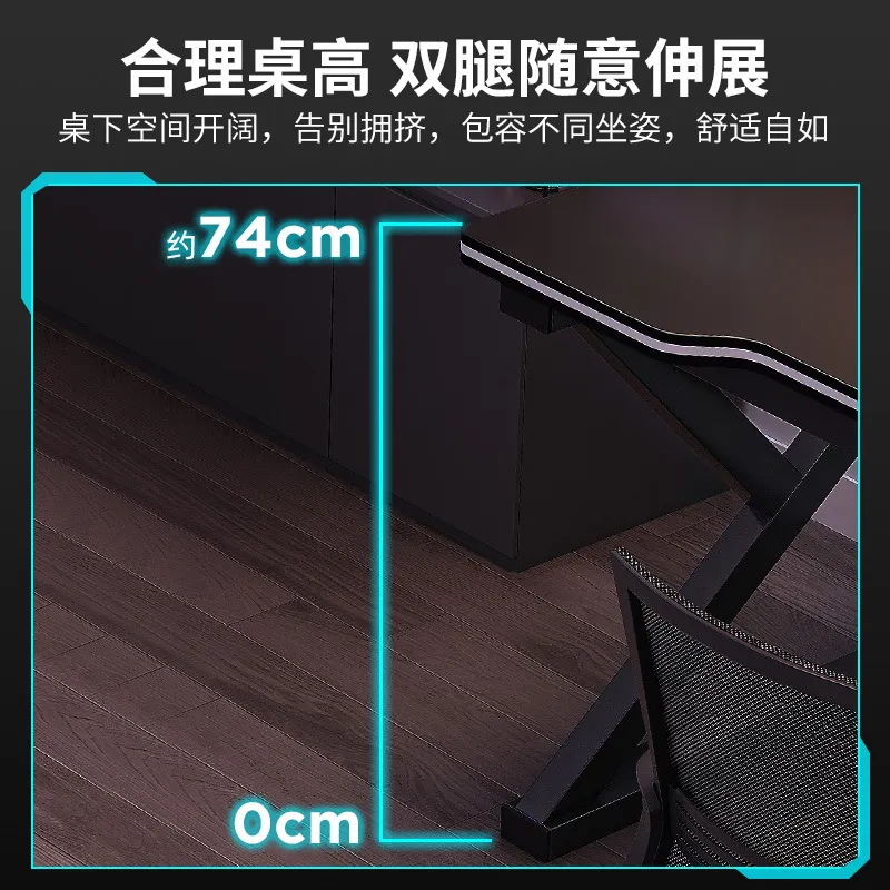 Double Desktop Computer Desk M - Esports Gaming Table ulasan dan harga