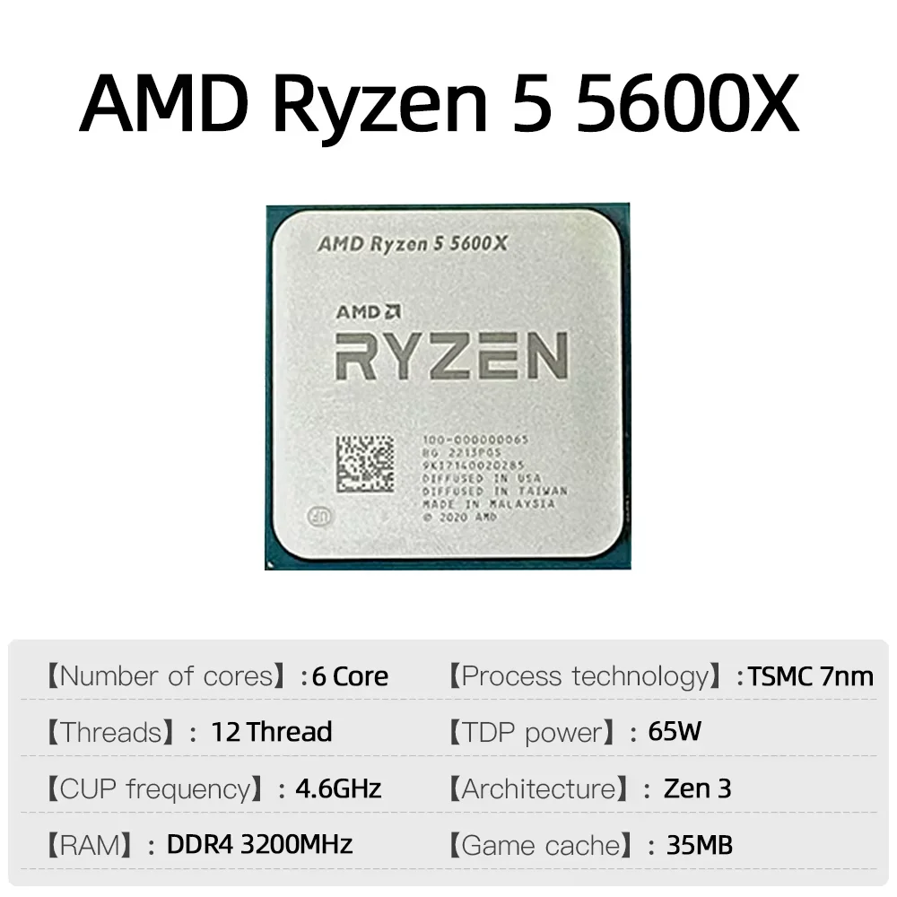 AMD Ryzen 5 5600X Processor Ne - Amd Cpu Ryzen 5 ulasan dan harga