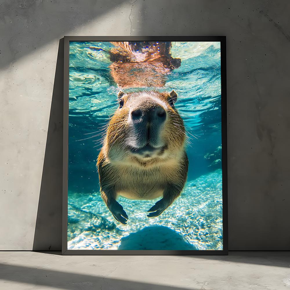 Healing Capybara Poster Art Po - Esports And Gaming Lounge ulasan dan harga