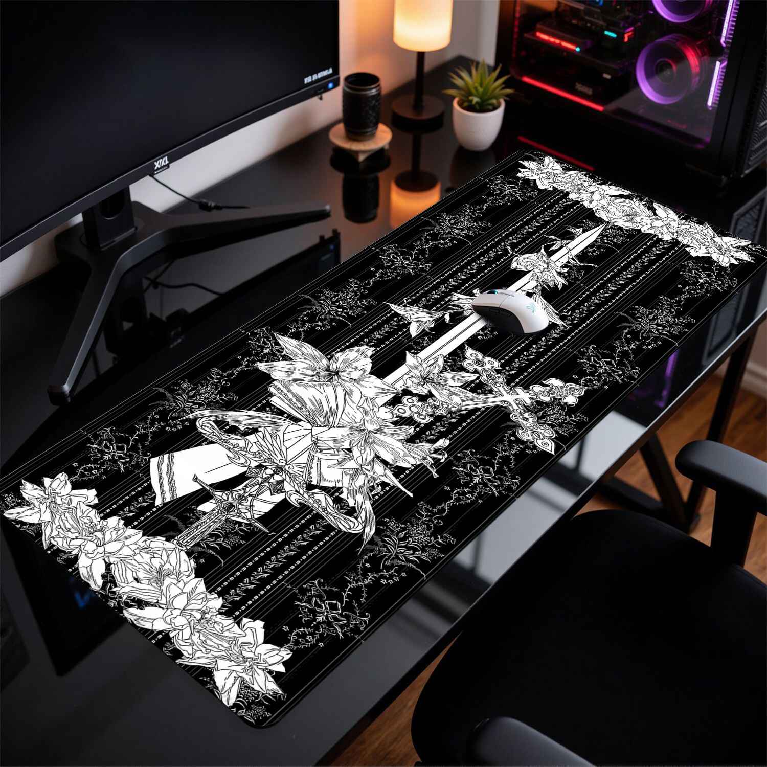 Divine Realm Gothic Building M - Esports Gaming Desk ulasan dan harga
