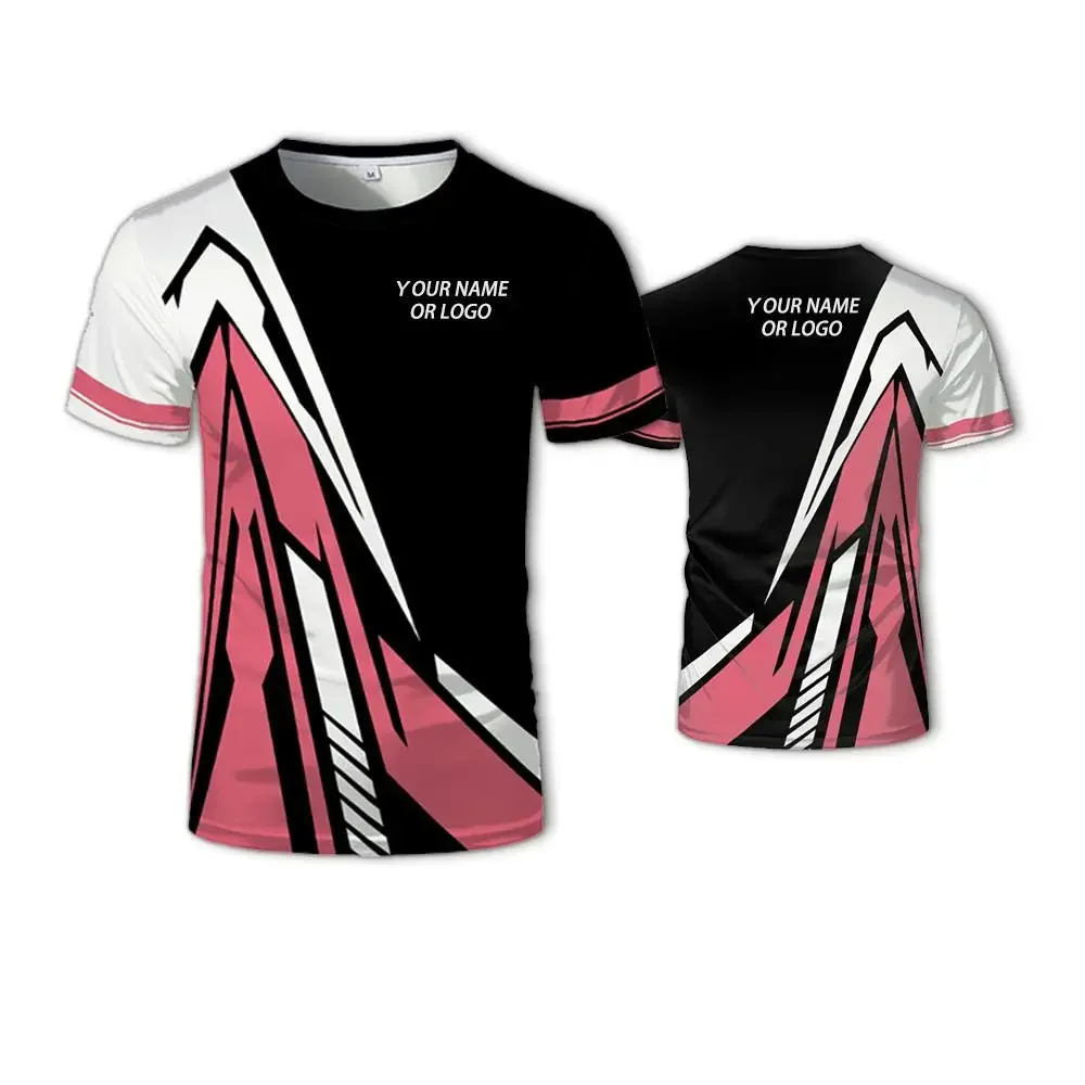 Pattern 3D Printed Esports Tea - Esports Gaming Jersey ulasan dan harga