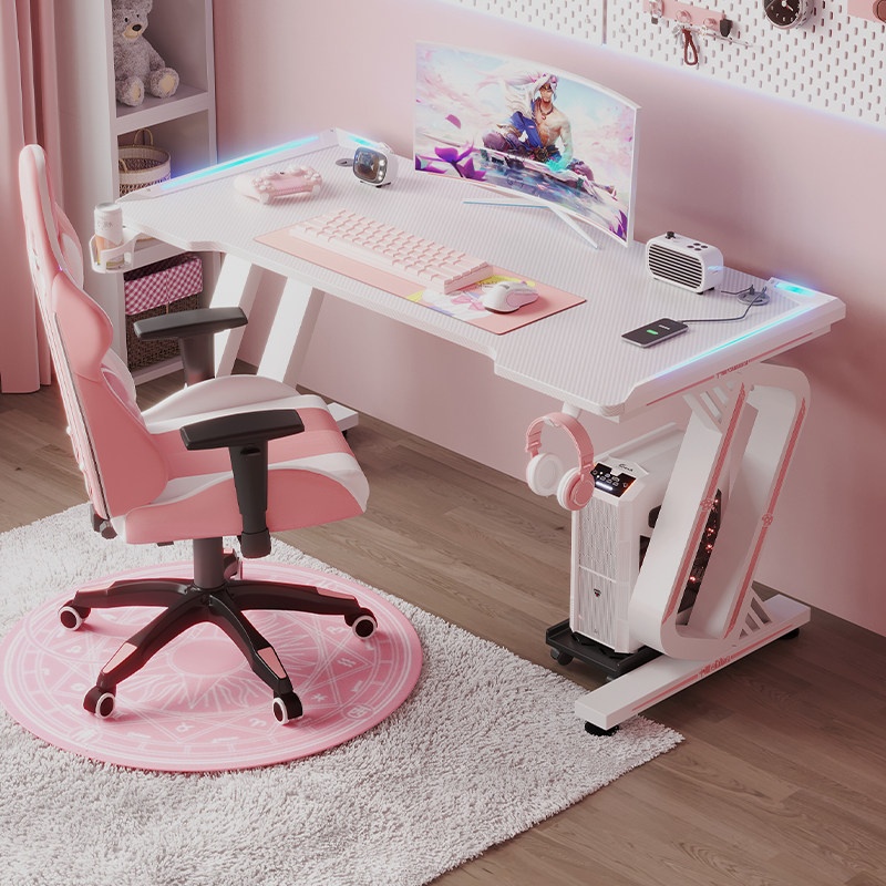 Double Student Computer Desk F - Esports Gaming Table ulasan dan harga