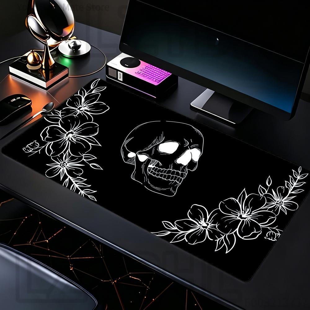 Cool Black Skull Mouse Pad XXL - Esports Gaming Table ulasan dan harga