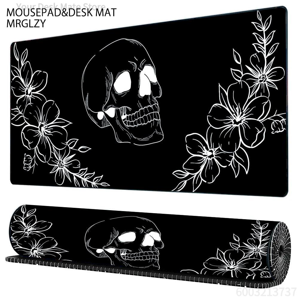 Cool Black Skull Mouse Pad XXL - Esports Gaming Table ulasan dan harga