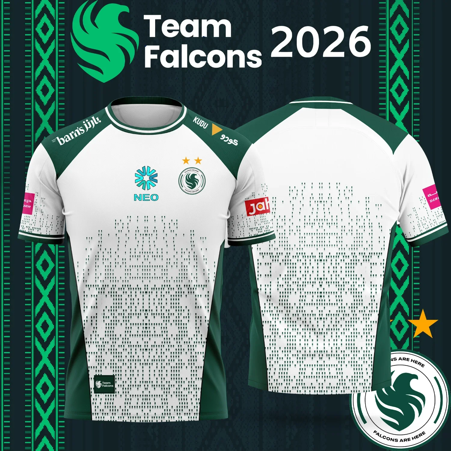 2026 New TEAM  Falcons   Espor - Esports Gaming Jersey ulasan dan harga