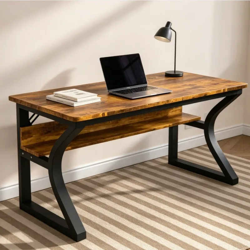 Retro Wrought Iron Computer De - Esports Gaming Table ulasan dan harga