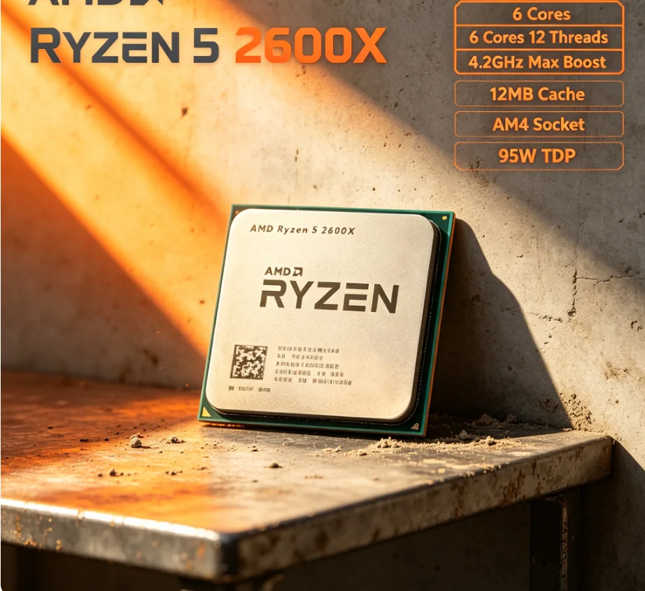 AMD R5 2600X 12nm AM4 Desktop  - Esports Gaming Pc ulasan dan harga