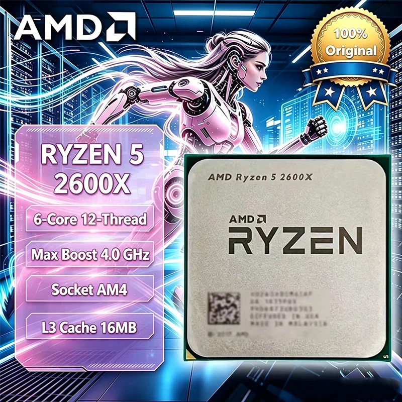 AMD R5 2600X 12nm AM4 Desktop  - Esports Gaming Pc ulasan dan harga