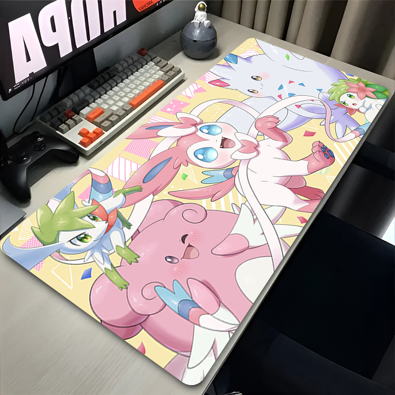 Large Pink Cute Mousepad XXL G - Esports Gaming Pad ulasan dan harga