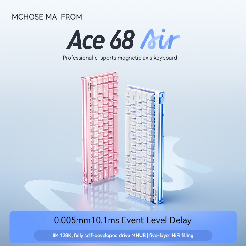 Mchose Ace68 Air Magnetic Axis - Esports Gaming Pc ulasan dan harga