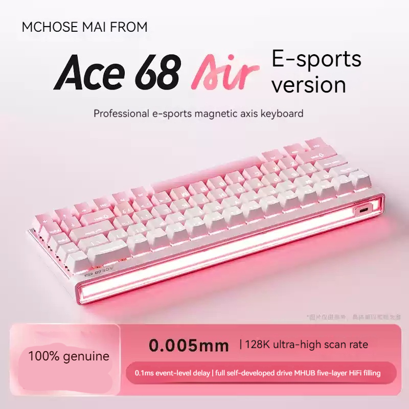 Mchose Ace68 Air Magnetic Axis - Esports Gaming Pc ulasan dan harga
