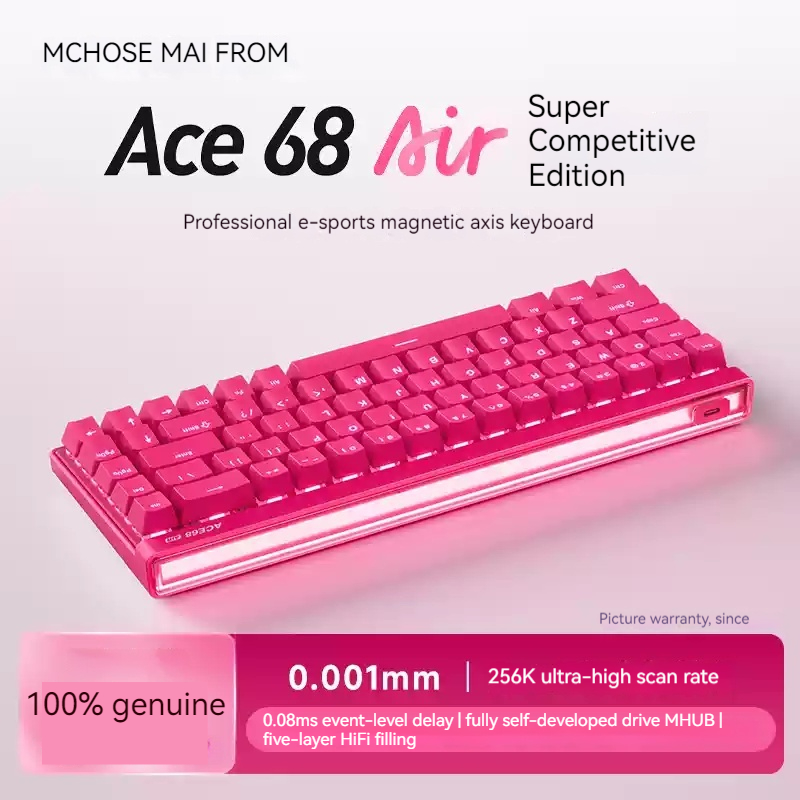 Mchose Ace68 Air Magnetic Axis - Esports Gaming Pc ulasan dan harga
