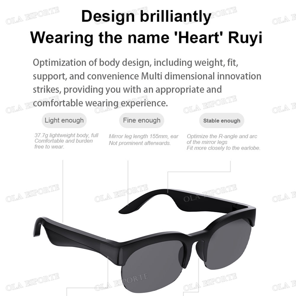 NEW Smart Glasses V5.3 Bluetoo - Esports Gaming Pk ulasan dan harga